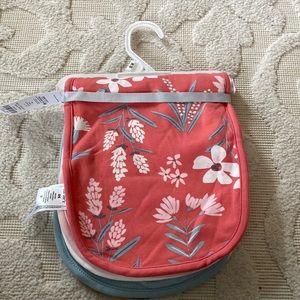 4 piece burp cloth set